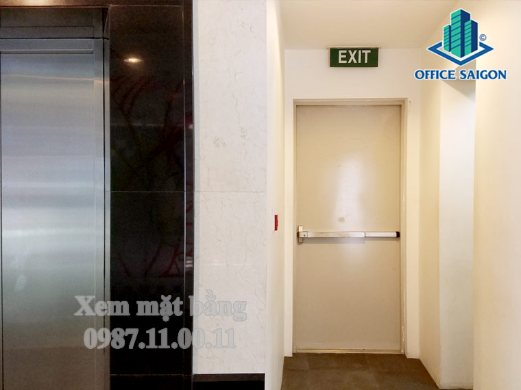 Lối thoát hiểm tại Pasteur Tower quận 3