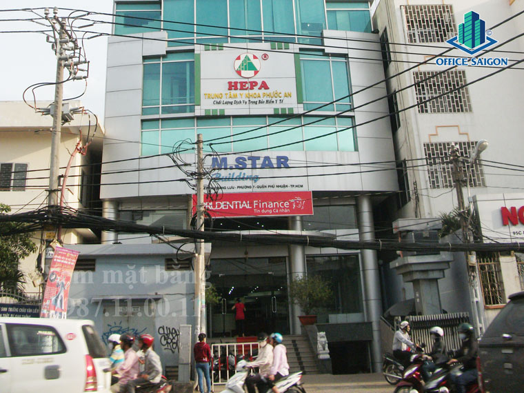 View mặt tiền phía trước tòa nhà M Star building