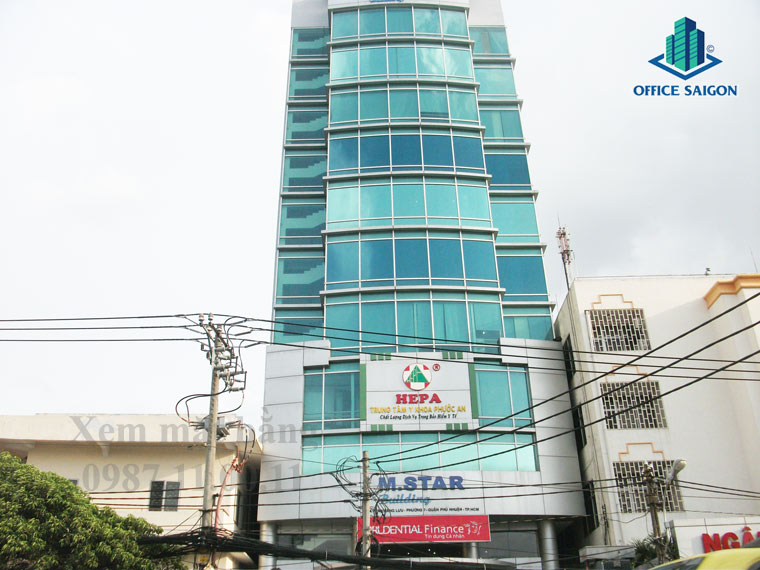 View tổng quan tòa nhà M Star building đường Phan Đăng Lưu