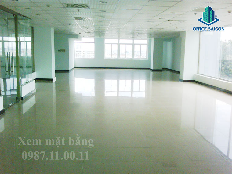 View diện tích nguyên sàn cho thuê tại M Star building quận Phú Nhuận