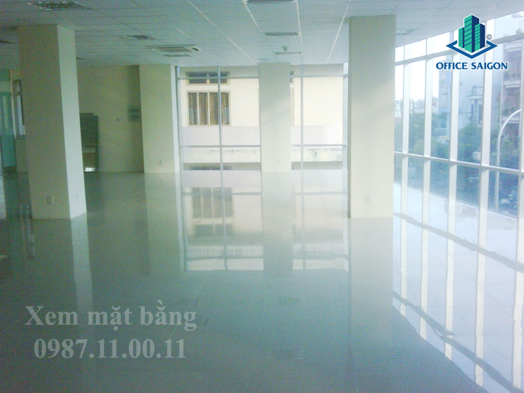Mặt bằng thực tế cho thuê tại cao ốc văn phòng Hà Phan building