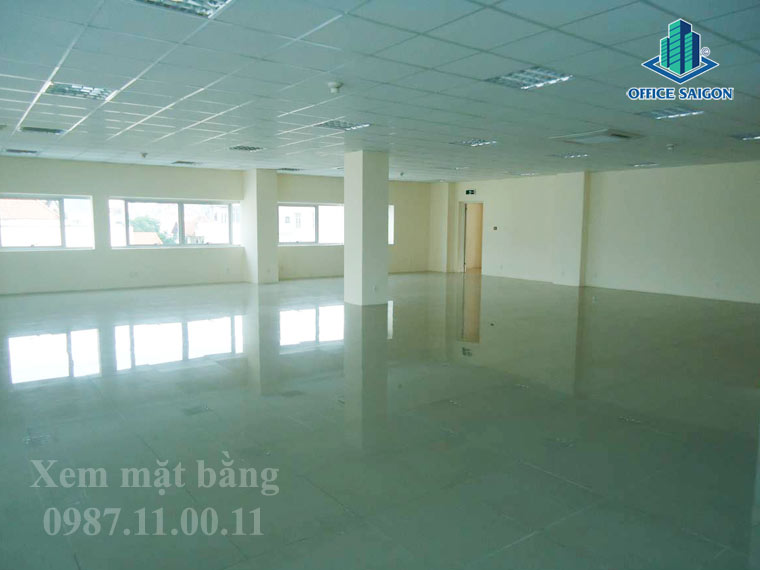 View diện tích nguyên sàn 300m2 tại tòa nhà Hà Phan building