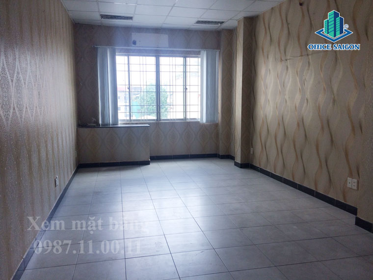 View phòng diện tích 40m2 cho thuê tại cao ốc Mai Dung building