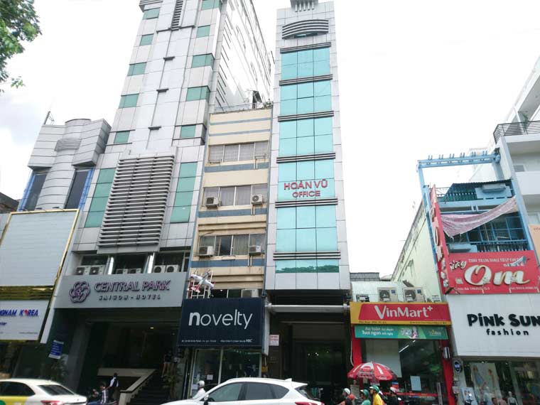 Mặt tiền văn phòng cho thuê Hoàn Vũ Building