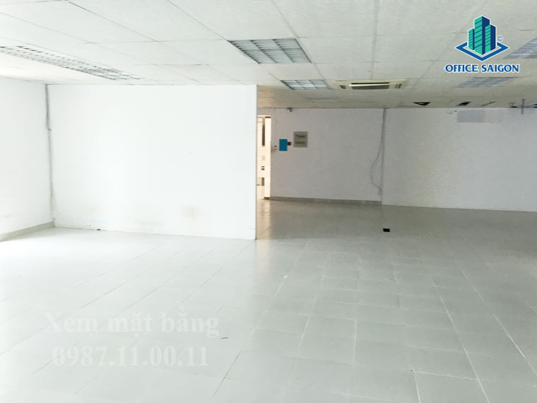 View mặt bằng thực tế cho thuê tại Hải Hà building quận 1