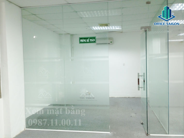 Mặt bằng còn Fitout khách hàng vừa hết hợp đồng tại Han building