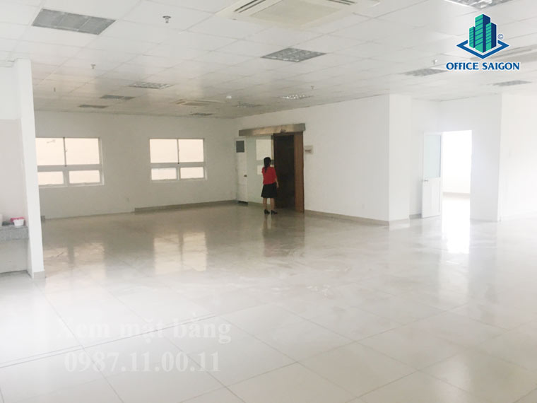 View diện tích 200m2 lầu 2 tại tòa nhà văn phòng Khánh Minh building
