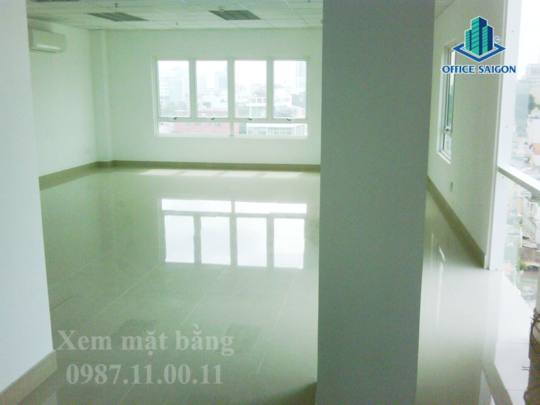 View mặt bằng thực tế tại Mai Hồng Quế building do Office Saigon ghi nhận