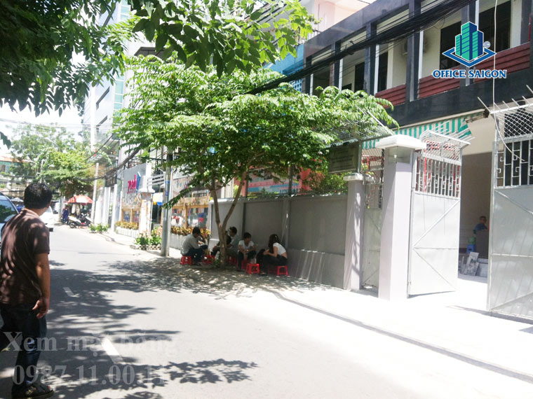 View đường Phan Kế Bính phía trước tòa nhà Nam Việt building