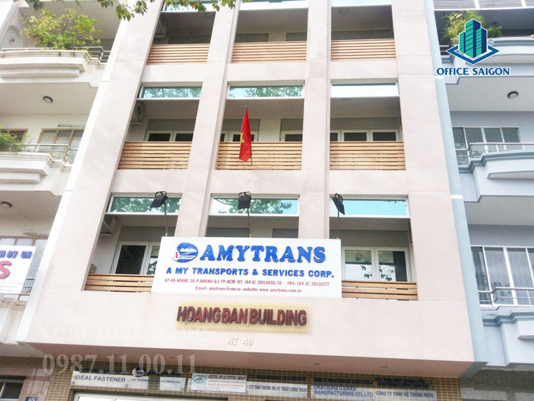 Văn phòng cho thuê quận 1 tại Hoàng Đan building
