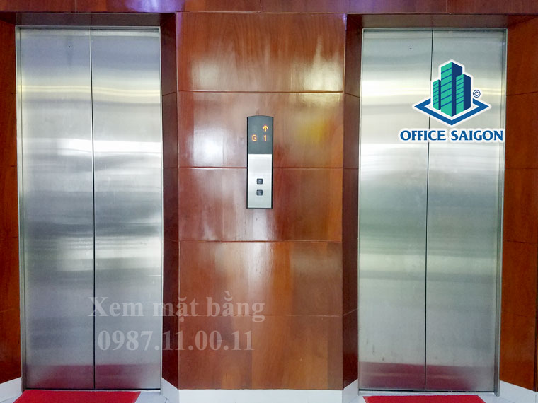 Hệ thống thang máy sang trọng tại Phú Mã Dương Building quận 7