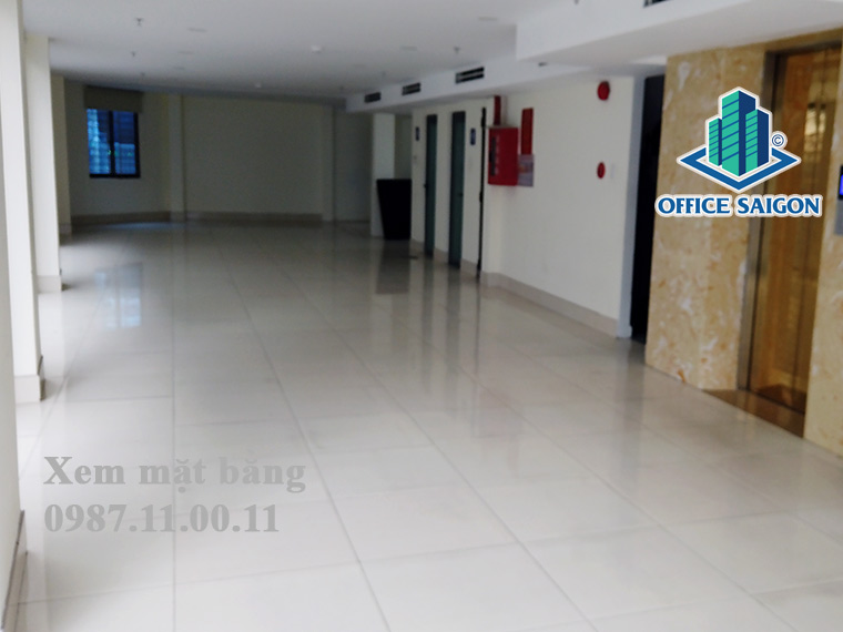 Diện tích nguyên sàng tầng trệt đang cho thuê tại D-Town Office Building quận Tân Bình
