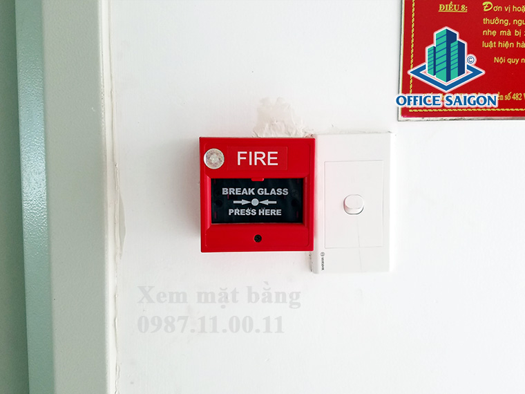 Hệ thống báo cháy tại văn phòng cho thuê Mily Building quận 3