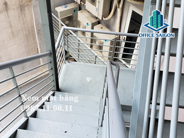 Lối thoát hiểm tại văn phòng cho thuê Beta Tower quận 1