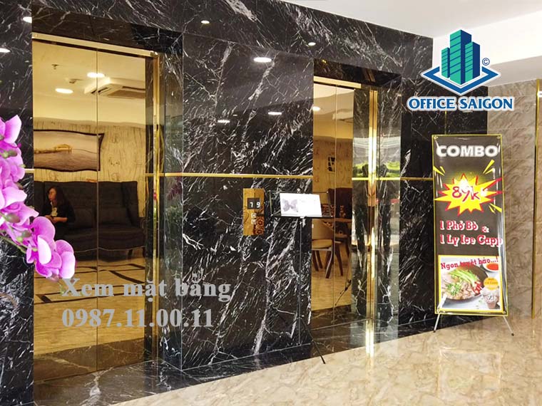 Hệ thống thang máy sang trọng tại Emerald Central quận 3