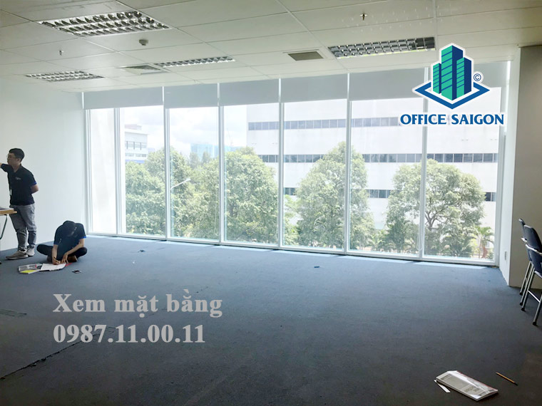 Sàn trống đang cho thuê tại văn phòng ITD Building quận 7