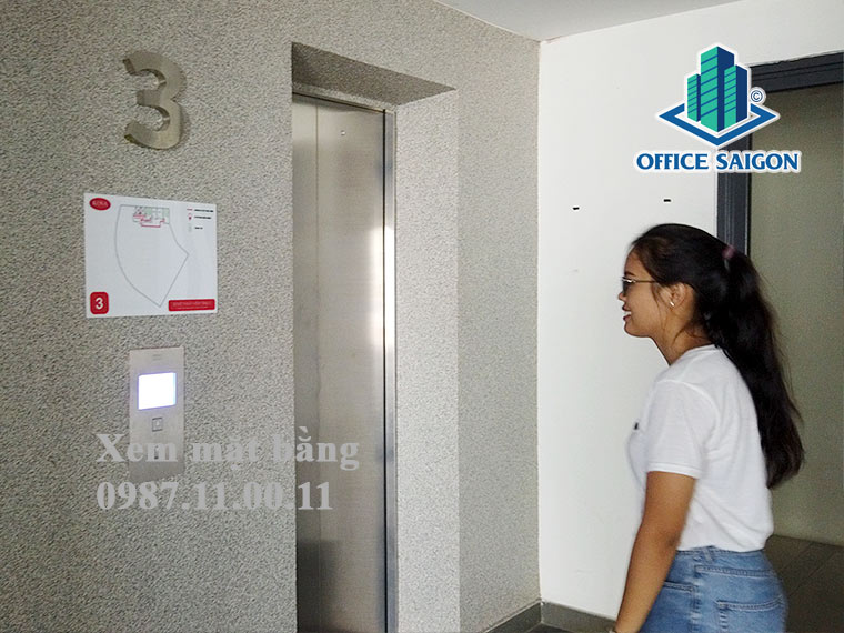 Hệ thống thang máy tốc độ cao tại Kova Office Center quận Bình Thạnh