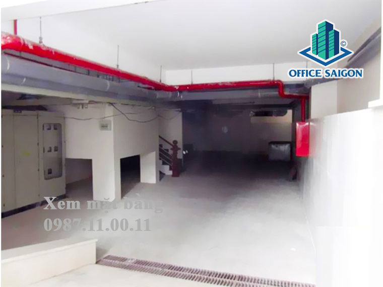 Hầm giữ xe tại văn phòng cho thuê Hemera Building quận 7