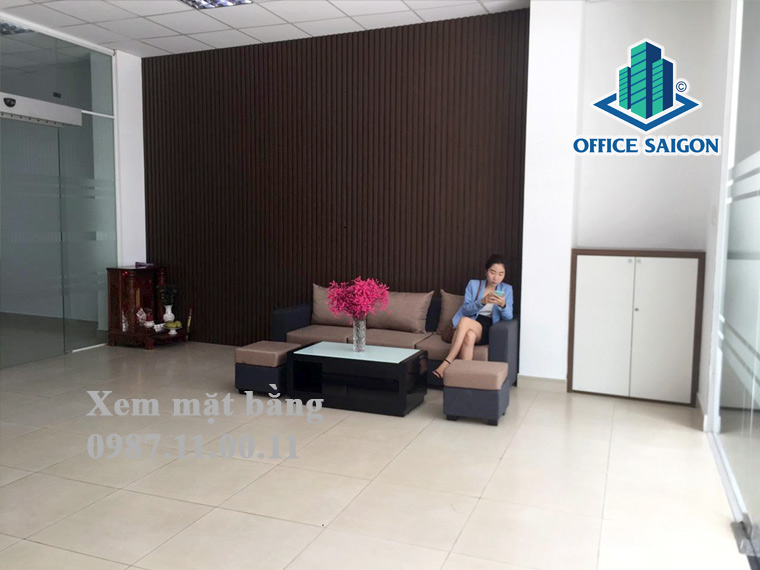 Sảnh lễ tân văn phòng Aloha Tower quận Tân Bình