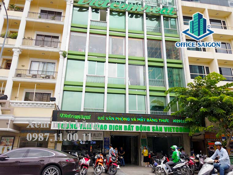 Mặt tiền văn phòng cho thuê Vietcomreal Building quận 1