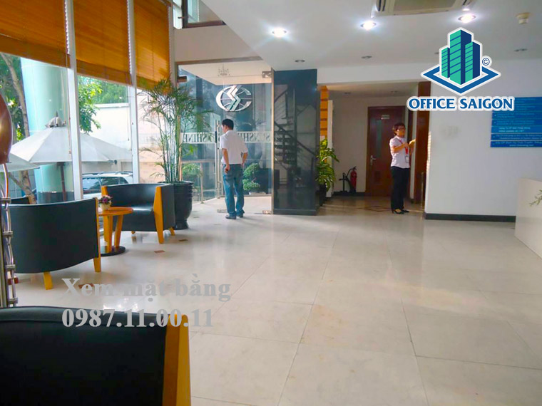 Khu vực lễ tân sang trong tại Sunshine Building quận 1