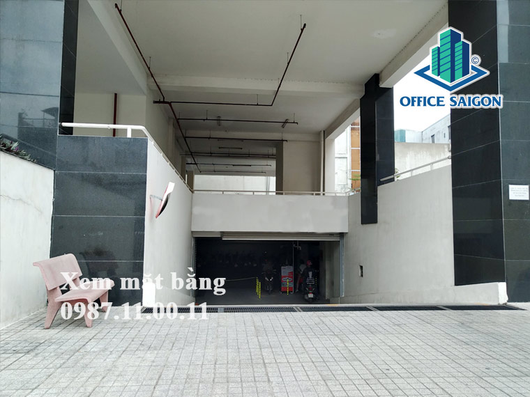 Lối dẫn xuống hầm giữ xe SGCC Building quận Bình Thạnh