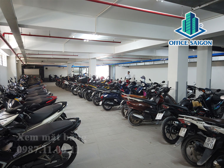 Hầm giữ xe tại văn phòng cho thuê City Gate Building quận 2