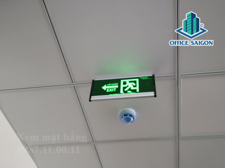 Đèn thoát hiểm siêu sáng tại văn phòng cho thuê City Gate Building quận 2