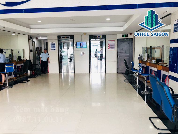 Hệ thống thang máy hiện đại tại Jabes 2 Building quận 3