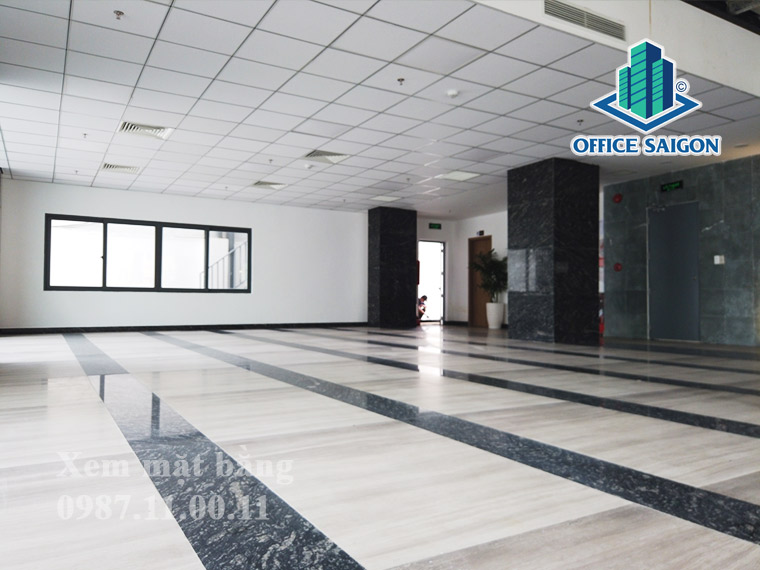 Mặt bằng tầng trệt được lót gạch sang trọng tại Anh Minh Tower quận 1