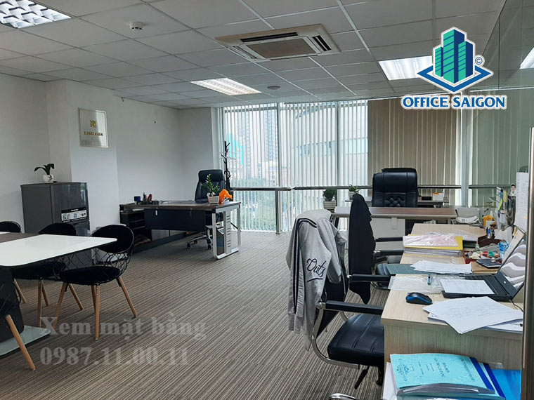 Văn phòng đang hoạt động tại toà nhà Việt Nam Business Center quận 1