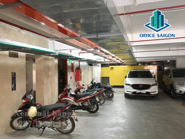 Hầm giữ xe có sức chứa lớn tại Mekong Office Building quận Tân Bình