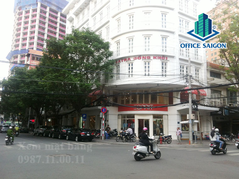 Mặt tiền văn phòng cho thuê Satra Building quận 1