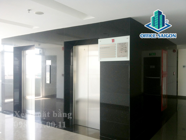 Hệ thống thang máy sang trọng tại toà nhà HMC Tower quận 1