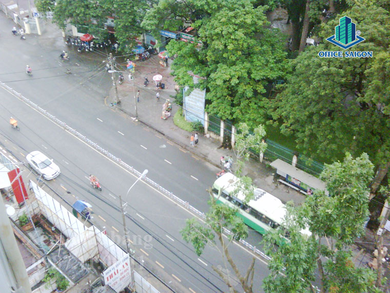 View từ Đỗ Trần building xuống đường Nguyễn Thị Minh Khai