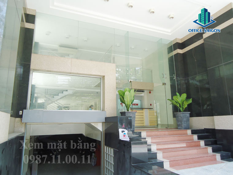 Mặt bằng phía trước tòa nhà Smart view building