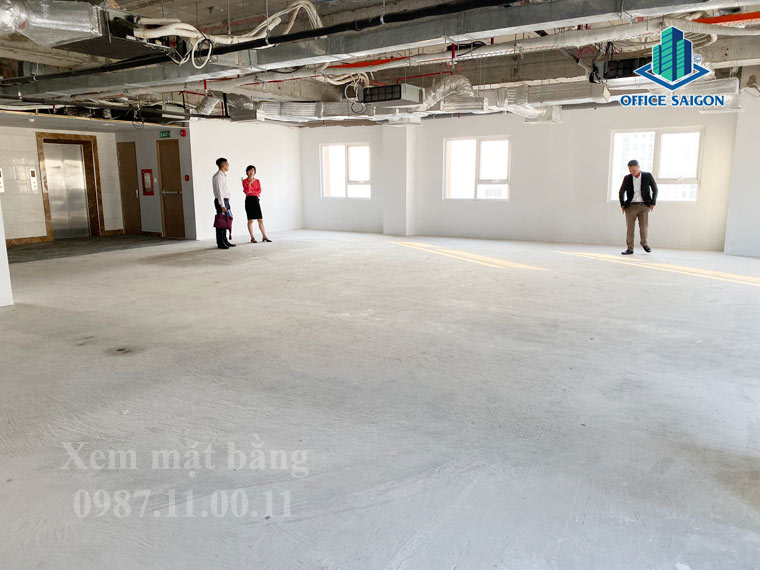 Mặt bằng cho thuê tại The Address building được Office Saigon chụp thực tế