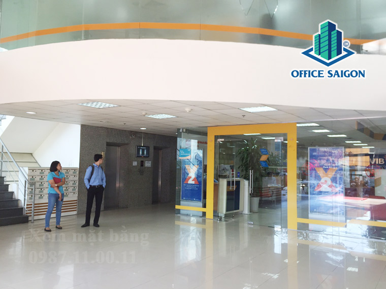 Tầng trệt được VIB Bank thuê làm địa điểm giao dịch tại Vimedimex Building quận 1