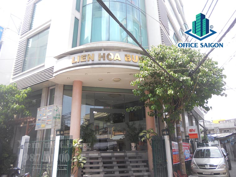 Lối vào văn phòng cho thuê Liên Hoa Building quận 3