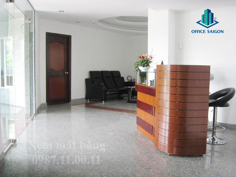 Quầy lễ tân tầng trệt tại cao ốc Bình An building quận 2