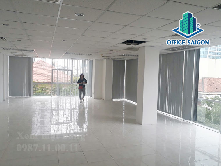 Diện tích 100m2 đang cho thuê tại tòa nhà Qnimex Building quận 3