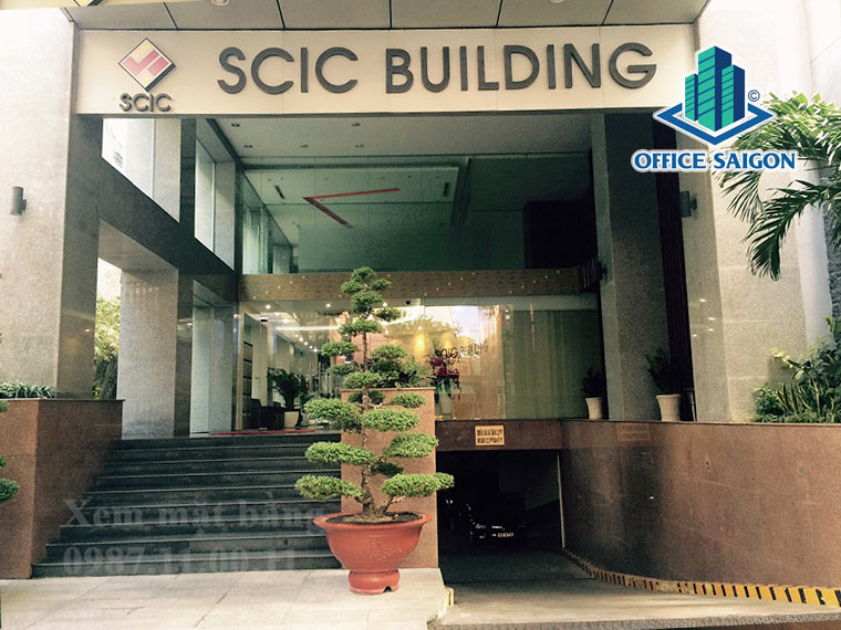 Lối vào văn phòng cho thuê tại tòa nhà SCIC Building quận 3