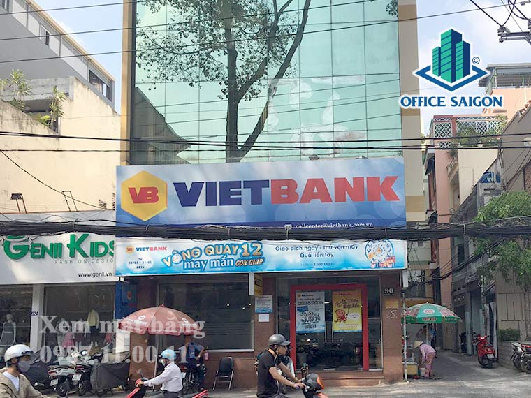 Mặt tiền tòa nhà cho thuê văn phòng Vietbank CT Building quận 3