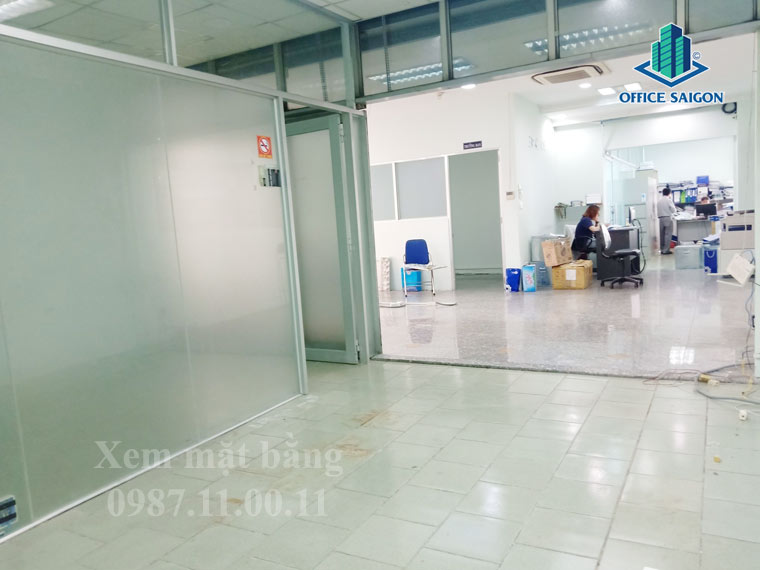 View diện tích văn phòng 80m2 cho thuê lầu 3