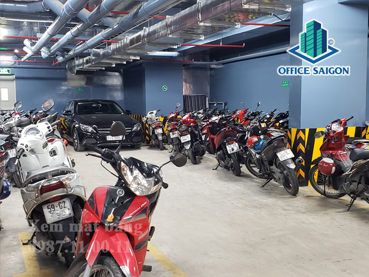 Hầm giữ xe tại tòa nhà Pjico Tower quận 3