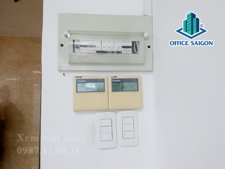 Thiết bị điều khiển tại văn phòng cho thuê Pjico Tower quận 3