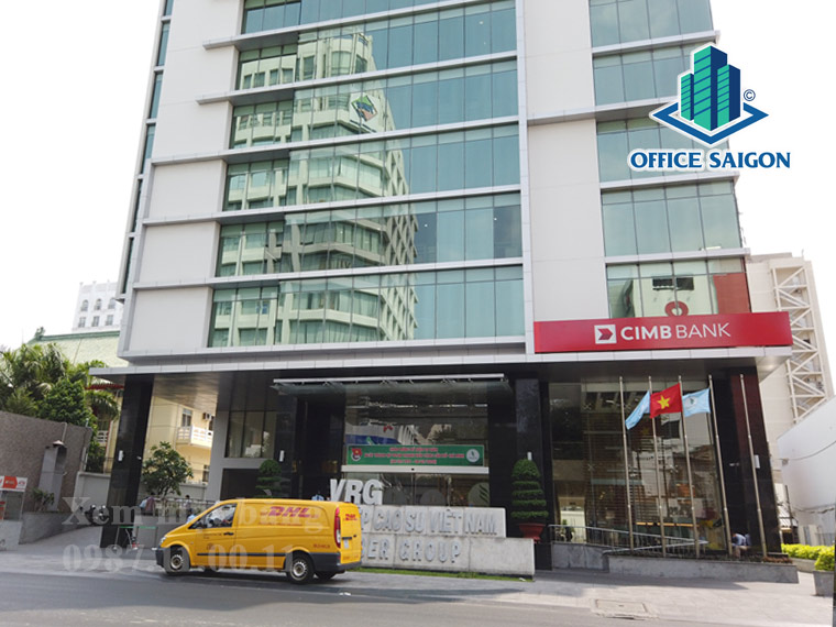 Mặt tiền tòa nhà cho thuê văn phòng tại quận 3 VRG Building