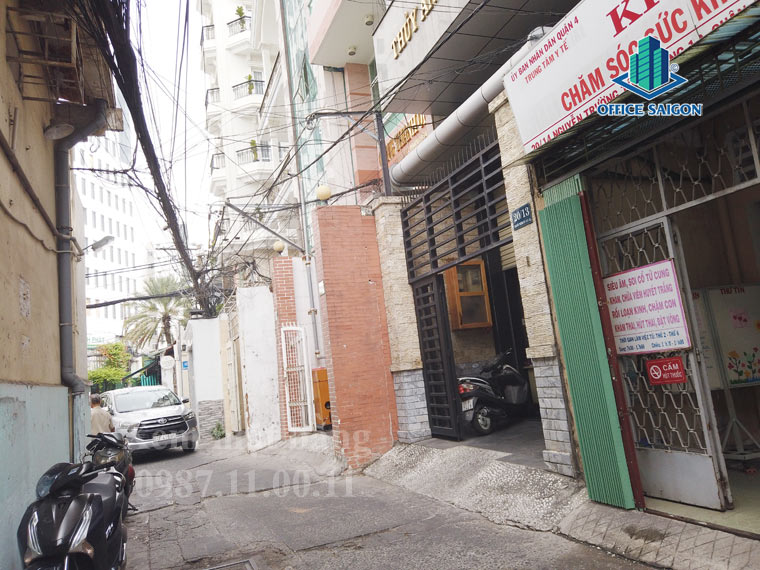 View đường Nguyễn Trường Tộ trước tòa nhà Thủy Anh building