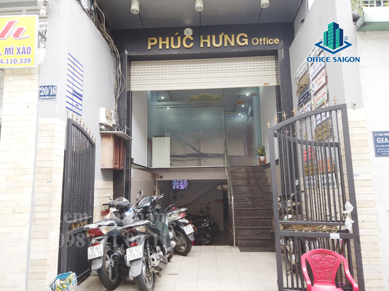 View mặt tiền phía trước tòa nhà Phúc Hưng building