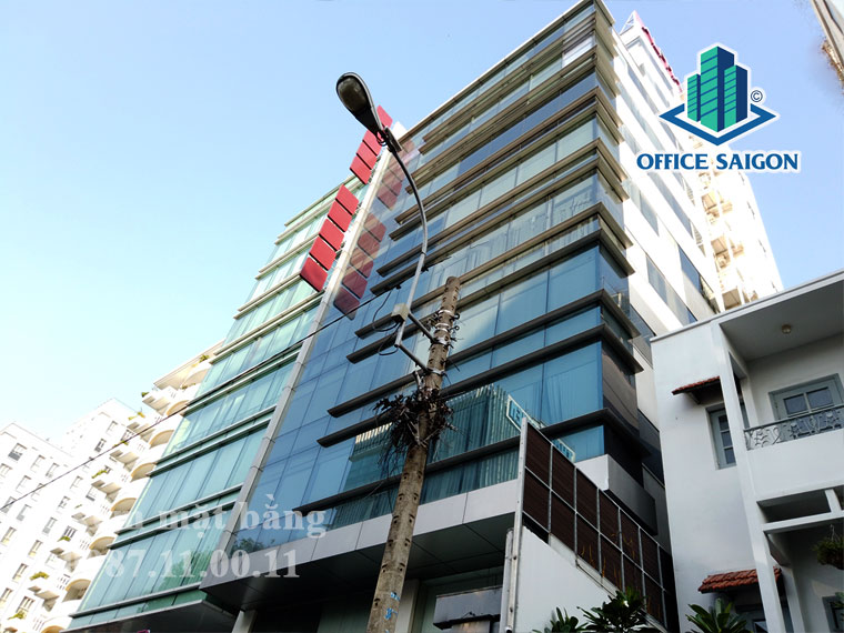 View cạnh của tòa nhà cho thuê văn phòng Alpha 2 Tower quận 3